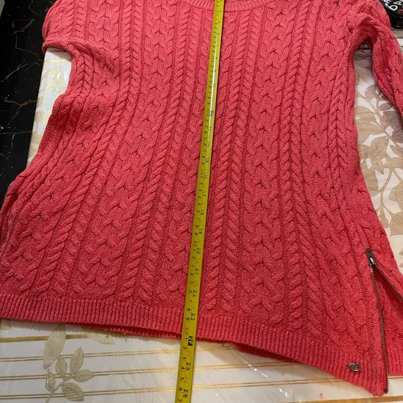 American Eagle Outfitters Coral Crew Neck Cable Knit Sweater L/ G Better For M - Picture 7 of 8